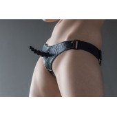 Черные трусики Better с анальной насадкой - 8 см. - Lola Games - купить с доставкой в Бердске