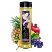 Массажное масло Libido Exotic Fruits с ароматом экзотических фруктов - 240 мл. - Shunga - купить с доставкой в Бердске