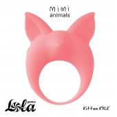 Оранжевое эрекционное кольцо Kitten Kyle - Lola Games - в Бердске купить с доставкой
