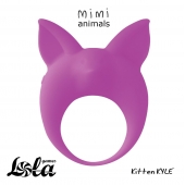 Фиолетовое эрекционное кольцо Kitten Kyle - Lola Games - в Бердске купить с доставкой