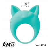 Зеленое эрекционное кольцо Lemur Remi - Lola Games - в Бердске купить с доставкой