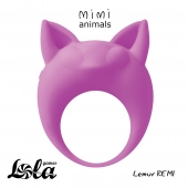 Фиолетовое эрекционное кольцо Lemur Remi - Lola Games - в Бердске купить с доставкой