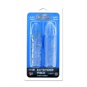 Комплект из 2 прозрачных насадок на пенис PENIS EXTENDER PACK - Dream Toys - в Бердске купить с доставкой