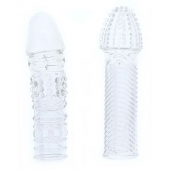 Комплект из 2 прозрачных насадок на пенис PENIS EXTENDER PACK - Dream Toys - в Бердске купить с доставкой
