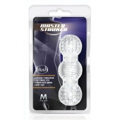 Прозрачный фигурный мастурбатор Master Stroker - Blush Novelties - в Бердске купить с доставкой