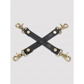 Черный фиксатор для манжет Bound to You Faux Leather Hogtie - Fifty Shades of Grey - купить с доставкой в Бердске