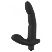 Черный вибромассажер простаты Naughty Finger Prostate Vibe - 13,8 см. - Orion - в Бердске купить с доставкой