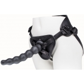 Пояс харнесс BEST UNI strap с 2 насадками - 18 и 22 см. - LOVETOY (А-Полимер) - купить с доставкой в Бердске
