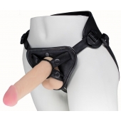 Пояс харнесс BEST UNI strap с 2 насадками - 18 и 22 см. - LOVETOY (А-Полимер) - купить с доставкой в Бердске