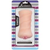 Телесный мастурбатор-вагина X-Basic Pocket Pussy без вибрации - Lovetoy - в Бердске купить с доставкой