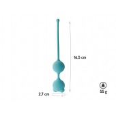 Голубые вагинальные шарики Beta - Le Frivole