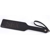 Черная гладкая шлепалка SEX - 35 см. - Sitabella - купить с доставкой в Бердске