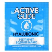 Лубрикант на водной основе Active Glide с гиалуроновой кислотой - 3 гр. - Биоритм - купить с доставкой в Бердске