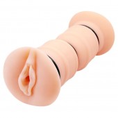 Телесный вибромастурбатор-вагина Michelle - Baile - в Бердске купить с доставкой