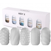 Набор из 5 мастурбаторов Hedy X5 Mixed - Svakom - в Бердске купить с доставкой