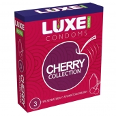 Презервативы с ароматом вишни LUXE Royal Cherry Collection - 3 шт. - Luxe - купить с доставкой в Бердске