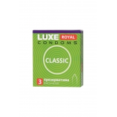 Гладкие презервативы LUXE Royal Classic - 3 шт. - Luxe - купить с доставкой в Бердске
