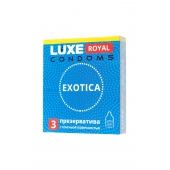 Текстурированные презервативы LUXE Royal Exotica - 3 шт. - Luxe - купить с доставкой в Бердске