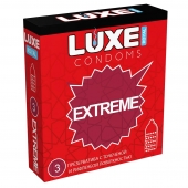 Текстурированные презервативы LUXE Royal Extreme - 3 шт. - Luxe - купить с доставкой в Бердске