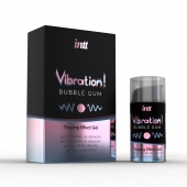 Жидкий интимный гель с эффектом вибрации Vibration! Bubble Gum - 15 мл. - INTT - купить с доставкой в Бердске