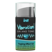 Жидкий интимный гель с эффектом вибрации Vibration! Gin   Tonic - 15 мл. - INTT - купить с доставкой в Бердске