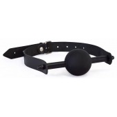 Черный кляп с шариком-трензелем - Sitabella - купить с доставкой в Бердске