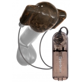 Дымчатый вибростимулятор головки пениса Dual Vibrating Head Teaser - Pipedream - в Бердске купить с доставкой