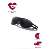 Черная плотная силиконовая маска - ToyFa - купить с доставкой в Бердске