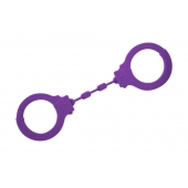 Фиолетовые силиконовые поножи Limitation - Lola Games - купить с доставкой в Бердске