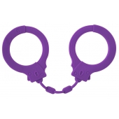 Фиолетовые силиконовые поножи Limitation - Lola Games - купить с доставкой в Бердске