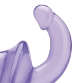 Фиолетовый безремневой страпон Strapless Strap-On - Lux Fetish - купить с доставкой в Бердске