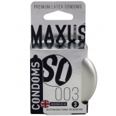 Экстремально тонкие презервативы в железном кейсе MAXUS Extreme Thin - 3 шт. - Maxus - купить с доставкой в Бердске