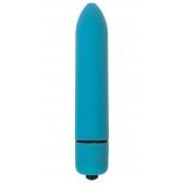 Голубая вибропуля с заострённым кончиком - 9,3 см. - OYO