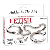 Металлические наручники Metal Leg Cuffs - Pipedream - купить с доставкой в Бердске