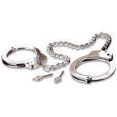 Металлические наручники Metal Leg Cuffs - Pipedream - купить с доставкой в Бердске