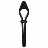 Черное эрекционное лассо с вибропулей Black Tie Affair - Zero Tolerance - в Бердске купить с доставкой