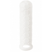 Белый фаллоудлинитель Homme Long - 15,5 см. - Lola Games - в Бердске купить с доставкой