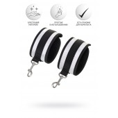 Серебристо-черные наручники Anonymo - ToyFa - купить с доставкой в Бердске