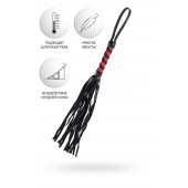 Черно-красный флоггер Anonymo - 45 см. - ToyFa - купить с доставкой в Бердске