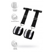 Черно-серебристые фиксаторы для рук на дверь Anonymo - ToyFa - купить с доставкой в Бердске