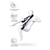 Черные кожаные стропы для фиксации Anonymo - ToyFa - купить с доставкой в Бердске