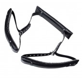 Черные кожаные стропы для фиксации Anonymo - ToyFa - купить с доставкой в Бердске