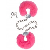 Металлические оковы с розовым мехом - Le Frivole - купить с доставкой в Бердске