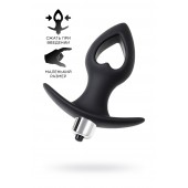 Черная анальная вибровтулка Cordis S - 10,5 см. - POPO Pleasure