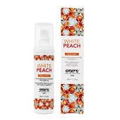 Разогревающее массажное масло Gourmet White Peach Organic с органическими ингредиентами - 50 мл. - Exsens - купить с доставкой в Бердске