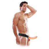 Полый страпон 8  Hollow Strap-On телесного цвета - 19 см. - Pipedream - купить с доставкой в Бердске