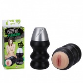 Мастурбатор-вагина в пластиковой колбе HUMBLE PLEASURE - NMC - в Бердске купить с доставкой