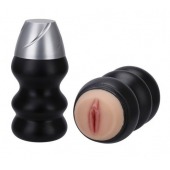 Мастурбатор-вагина в пластиковой колбе HUMBLE PLEASURE - NMC - в Бердске купить с доставкой