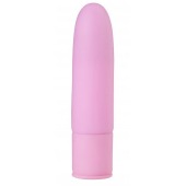 Розовый силиконовый мини-вибратор - 10 см. - NMC