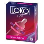Стимулирующая насадка на пенис LOKO HOT с возбуждающим эффектом - Sitabella - в Бердске купить с доставкой